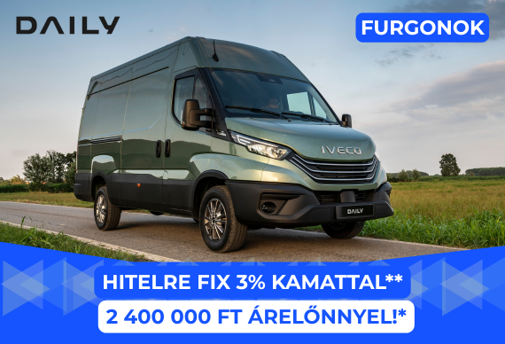 Kedvezmények a 2024-es modellévű IVECO Daily-re!