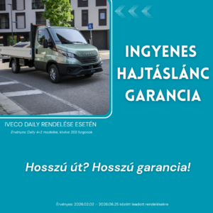 Ingyenes hajtáslánc garancia